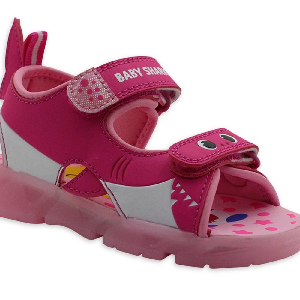 Baby Shark Light Up Shoes for Toddler Girls Size  9 10 11 or 12
